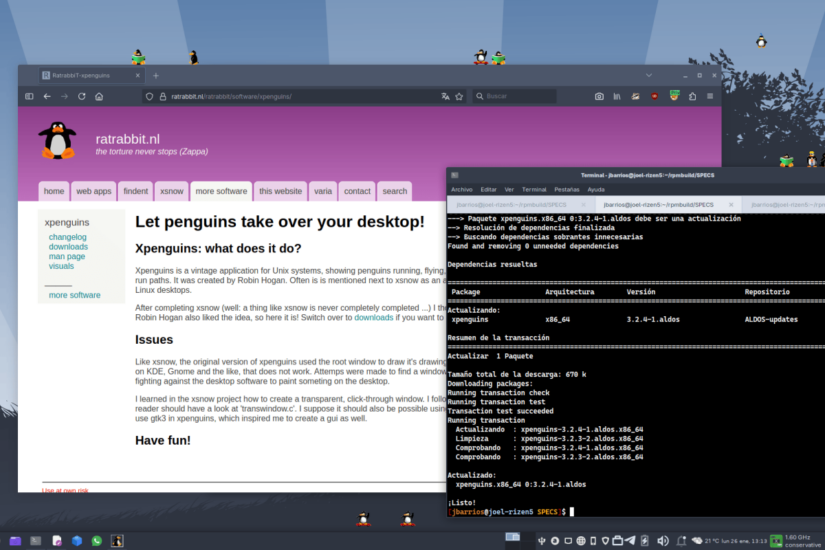 Disponible Xpenguins 3.2.4.